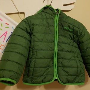 Reversible 12-18 month Columbia Coat Green